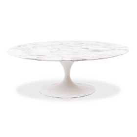 Eero Saarinen for Knoll International “Tulip” Coffee Table in Marble, 1960s