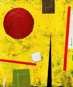 Painting by Matthias Lupri, "Okeo Square '53"