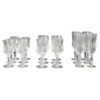 Set of 18 Elegant Crystal Glasses - Styylish