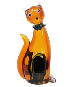 Cat Sculpture Murano Glass - Styylish