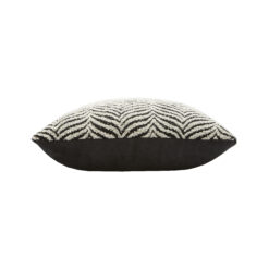 Zebra Black Cushion- side view- Styylish