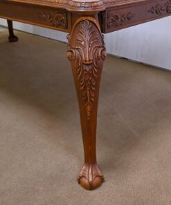 Chippendale Style Rectangular Table - Carved Leg - Styylish