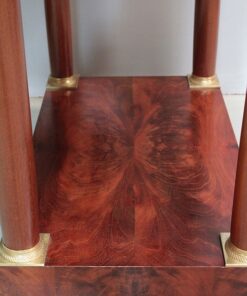 Empire Style Mahogany Desk - Wood Base Detail - Styylish
