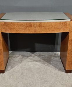 Small Desk in Amboyna Burl - Back Detail - Styylish