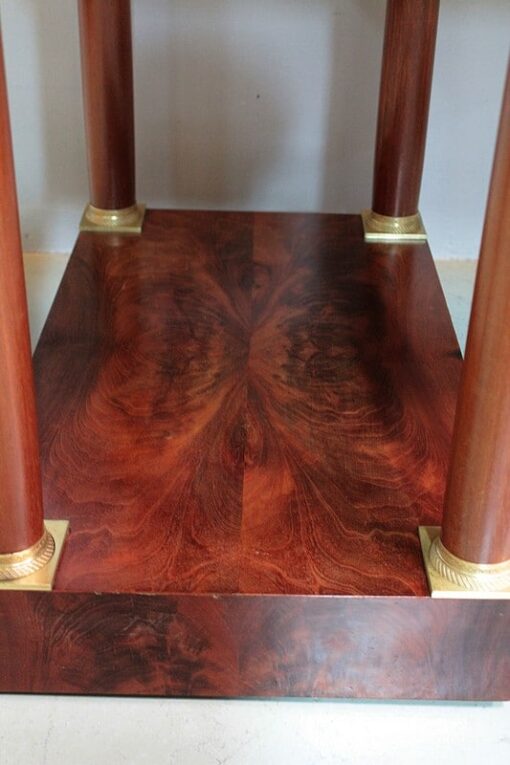 Empire Style Mahogany Desk - Base Detail - Styylish