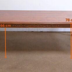 Chippendale Style Rectangular Table - Height Measurements - Styylish