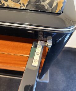 Large Modernist Art Deco Sideboard - Chrome Hardware - Styylish