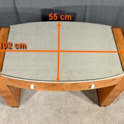 Small Desk in Amboyna Burl - Top Measurements - Styylish