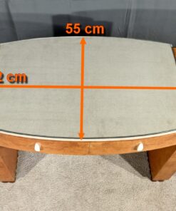 Small Desk in Amboyna Burl - Top Measurements - Styylish