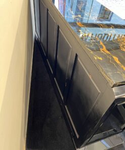 Large Modernist Art Deco Sideboard - Back Detail - Styylish