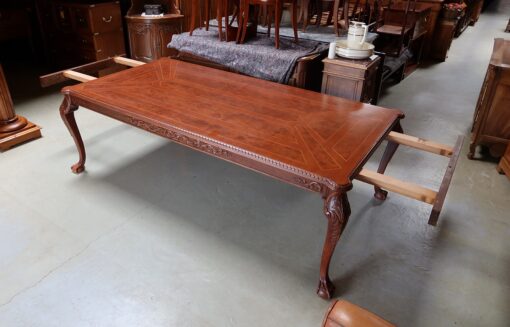 Chippendale Style Rectangular Table - Full Extended - Styylish