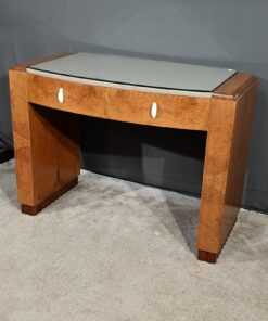 Small Desk in Amboyna Burl - Full Profile - Styylish