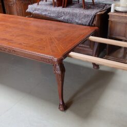 Chippendale Style Rectangular Table - Extension Without Plates - Styylish