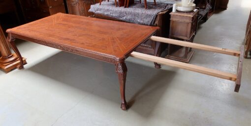 Chippendale Style Rectangular Table - Extension Without Plates - Styylish