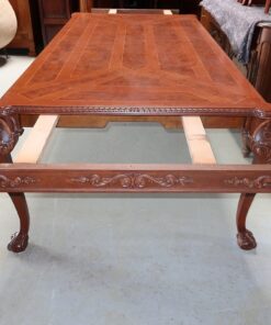 Chippendale Style Rectangular Table - Extension Without Plates Side - Styylish