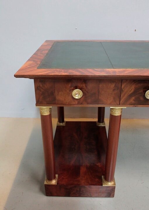 Empire Style Mahogany Desk - Left Side Detail - Styylish