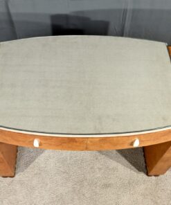 Small Desk in Amboyna Burl - Top Profile - Styylish