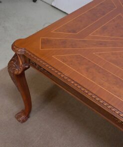 Chippendale Style Rectangular Table - Top and Foot Detail - Styylish