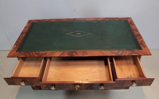 Empire Style Mahogany Desk - Drawer Interior - Styylish