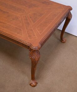 Chippendale Style Rectangular Table - Decorated Edge - Styylish