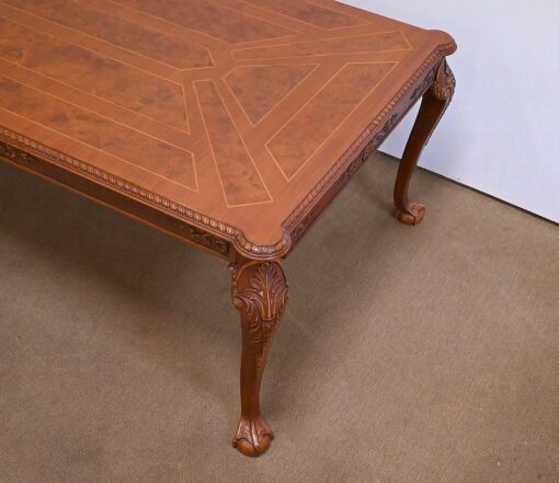 Chippendale Style Rectangular Table - Decorated Edge - Styylish