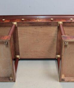 Empire Style Mahogany Desk - Underneath - Styylish