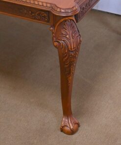 Chippendale Style Rectangular Table - Decorated Foot - Styylish