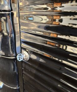 Large Modernist Art Deco Sideboard - Wavy Lacquer Detail - Styylish