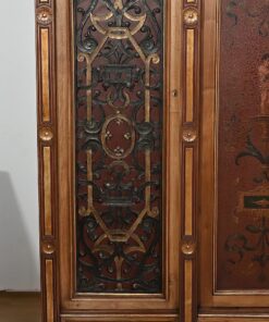 Italian Renaissance Study and Desk - Left Door Decor Detail - Styylish