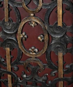 Italian Renaissance Study and Desk - Door Carving Detail - Styylish
