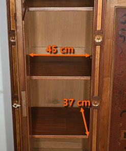 Italian Renaissance Study and Desk - Study Side Compartment Dimensions - Styylish