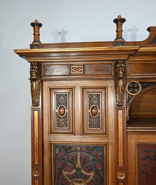 Italian Renaissance Study and Desk - Study Top Left Detail - Styylish