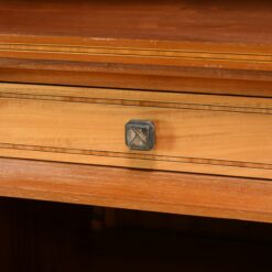 Burl Walnut Mirrored Cabinet- detail drawer- Styylish