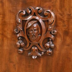 Writing Desk Sideboard - Face Carving - Styylish