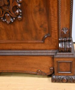 Writing Desk Sideboard - Foot Carving Detail - Styylish