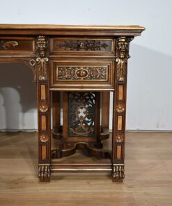 Italian Renaissance Study and Desk - Right Carving - Styylish