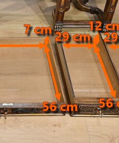 Italian Renaissance Study and Desk - Drawer Dimensions - Styylish