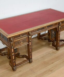 Italian Renaissance Study and Desk - Desk Side Profile - Styylish