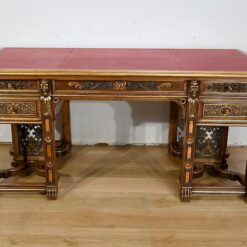 Italian Renaissance Study and Desk - Desk Front Details - Styylish