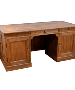 All-Sided Oak Commercial Desk - Styylish