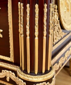 Marie-Antoinette Chest of Drawers - Gold Column Detail - Styylish
