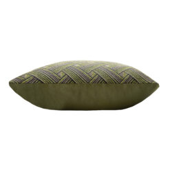 Rock Green Cushion- side view- Styylish