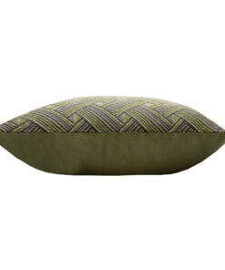 Rock Green Cushion- side view- Styylish