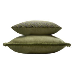 Velvet Fifty Cushion Green- combined with Rock Collection- Styylish