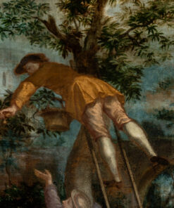 Harvest Oil Painting - Figure at Tree - Styylish