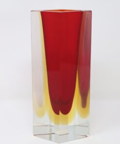 Red Murano Vase Flavio Poli - Full - Styylish