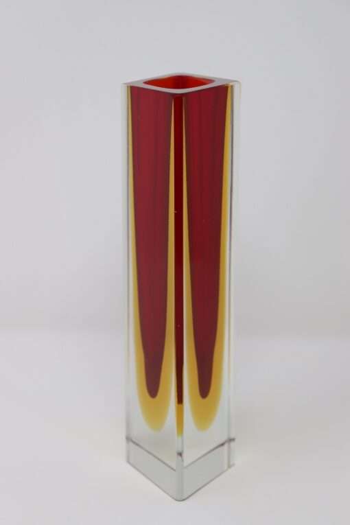 Red Murano Vase Flavio Poli - Side - Styylish