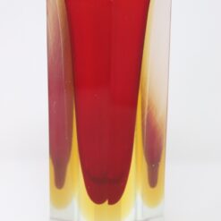 Red Murano Vase Flavio Poli - Full View - Styylish