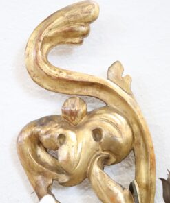 Gilded Wood Wall Sconce- detail view- Styylish