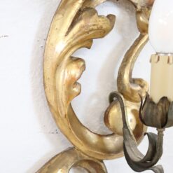 Gilded Wood Wall Sconce- detail view 4- Styylish